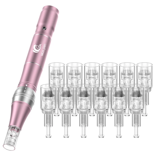 Professional Microneedling Wireless DermaPen ULTIMA L1 – Authentic Dermapen Kit with 12-Pin & 36-Pin Needle Cartridges for Face Skin Rejuvenation